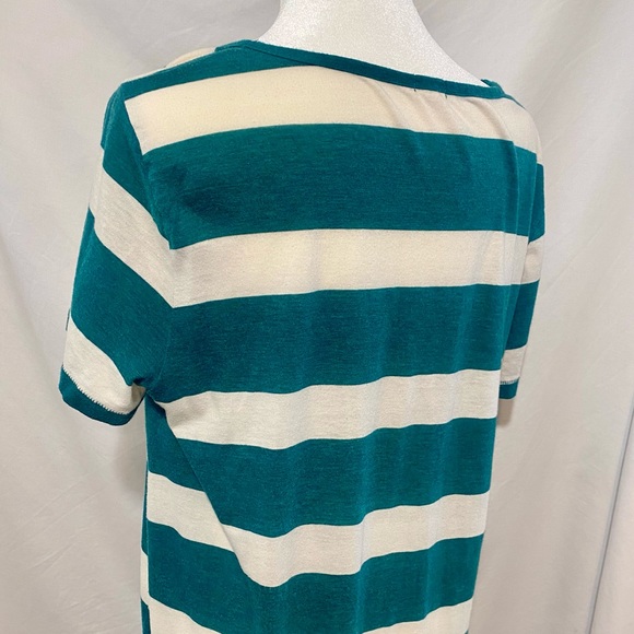 J Crew Green/White Stripe Dress - XL - Picture 5 of 5